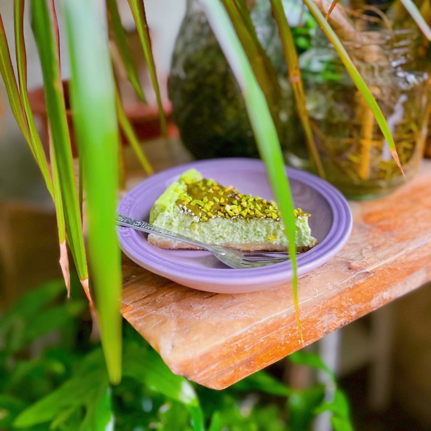 Nutty Smiley Pistachio Lemon Cheesecake 開心果蛋