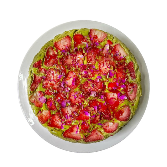 Strawberry Matcha Cheesecake 玫莓綠蛋